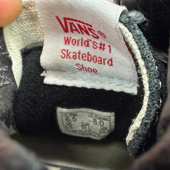 Vans Old Skool Sneakers Women's Size 8 Black Suede High Top Retro Athletic Shoes - Picture 11 of 11